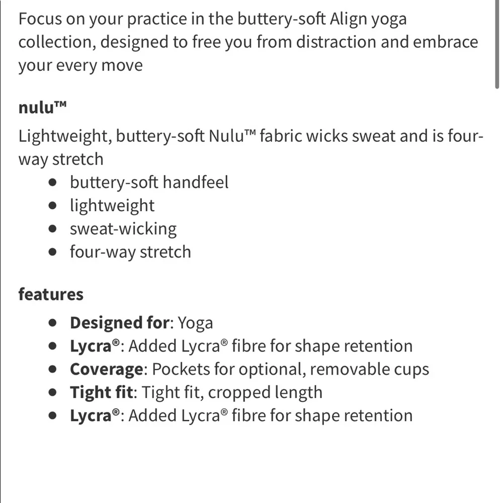 NWT Lululemon Align Tank Top Orange Soda Size 8 - Picture 8 of 9